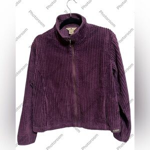 Woolworth Purple Corduroy Shacket Jacket Sz Large